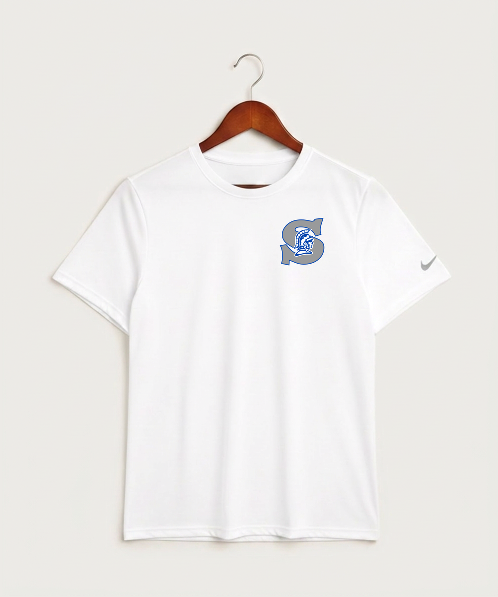 Green Bay Southwest High School Volleyball (Girls) - White Nike Swoosh Sleeve rLegend Tee NKDX8730