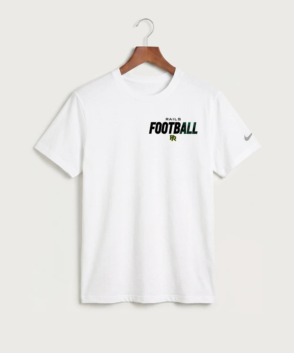 Proctor High School Football (Boys) - White Nike Swoosh Sleeve rLegend Tee NKDX8730