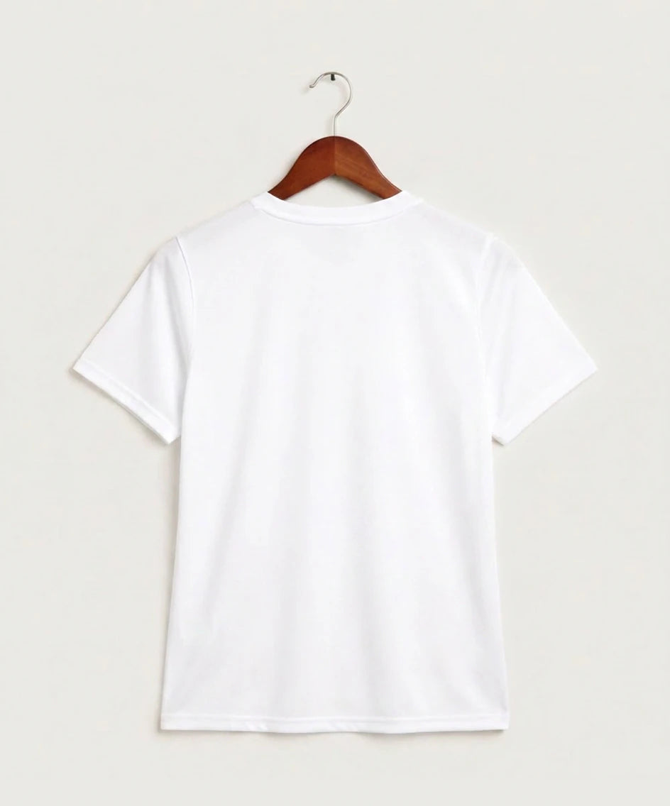 Hills-Beaver Creek High School Volleyball (Girls) - White Nike Youth Swoosh Sleeve rLegend Tee NKDX8787 (back)
