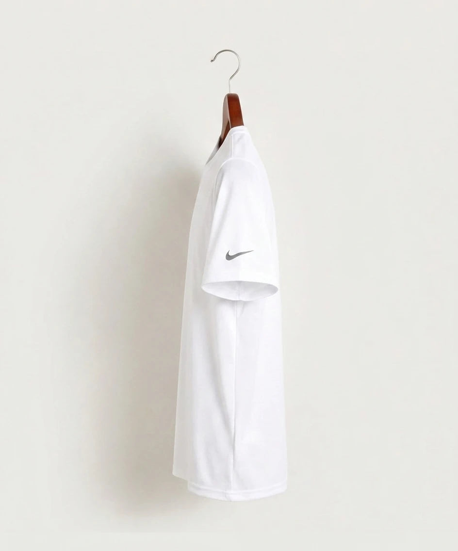 Kingsland High School Volleyball (Girls) - White Nike Youth Swoosh Sleeve rLegend Tee NKDX8787 (side)