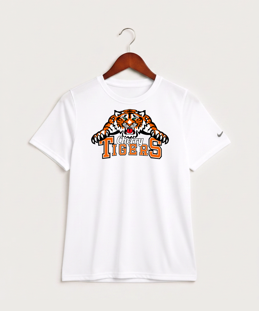 Cherry High School Athletics Coed - White Nike Youth Swoosh Sleeve rLegend Tee NKDX8787