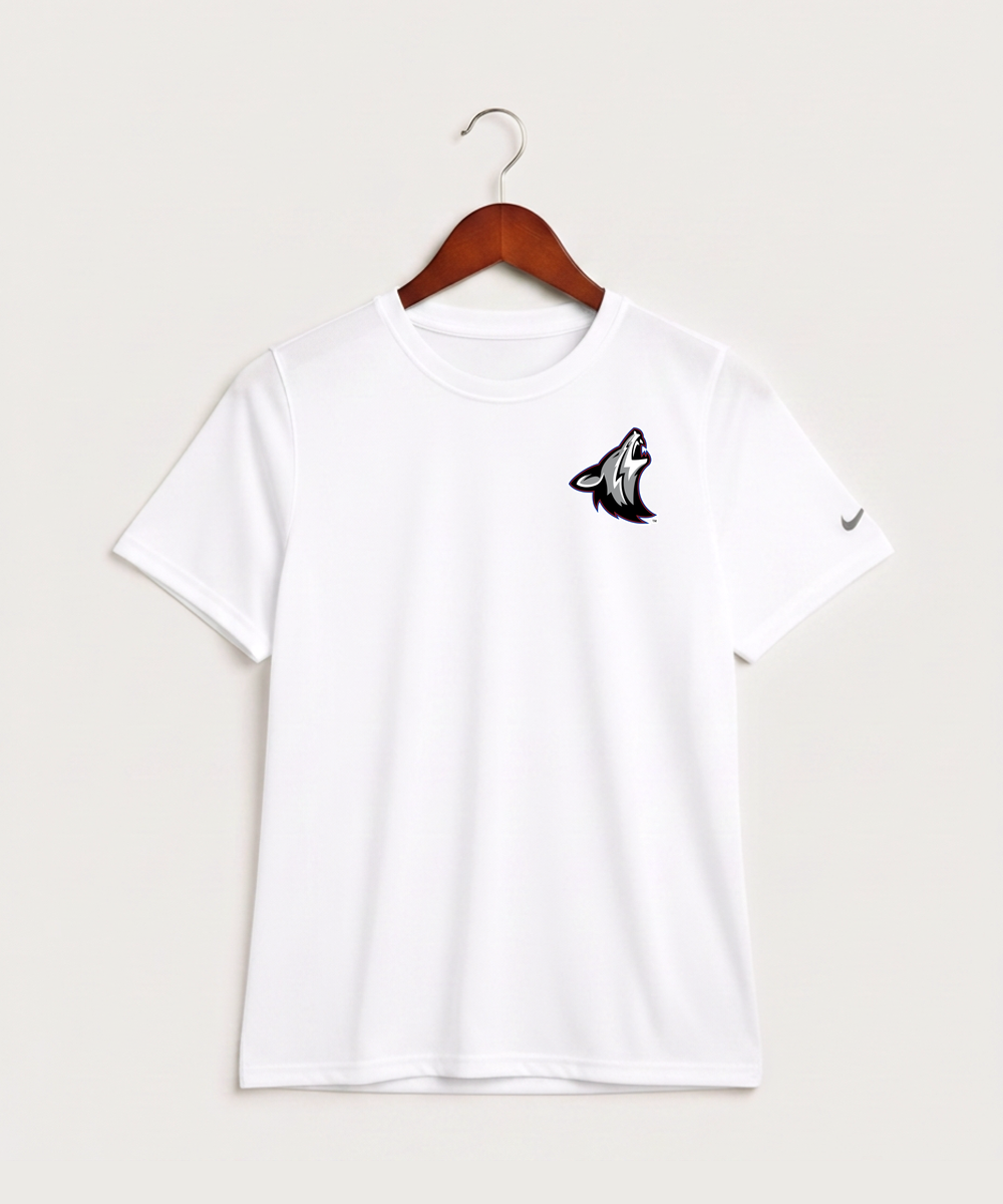 Heron Lake-Okabena High School Football (Boys) - White Nike Youth Swoosh Sleeve rLegend Tee NKDX8787