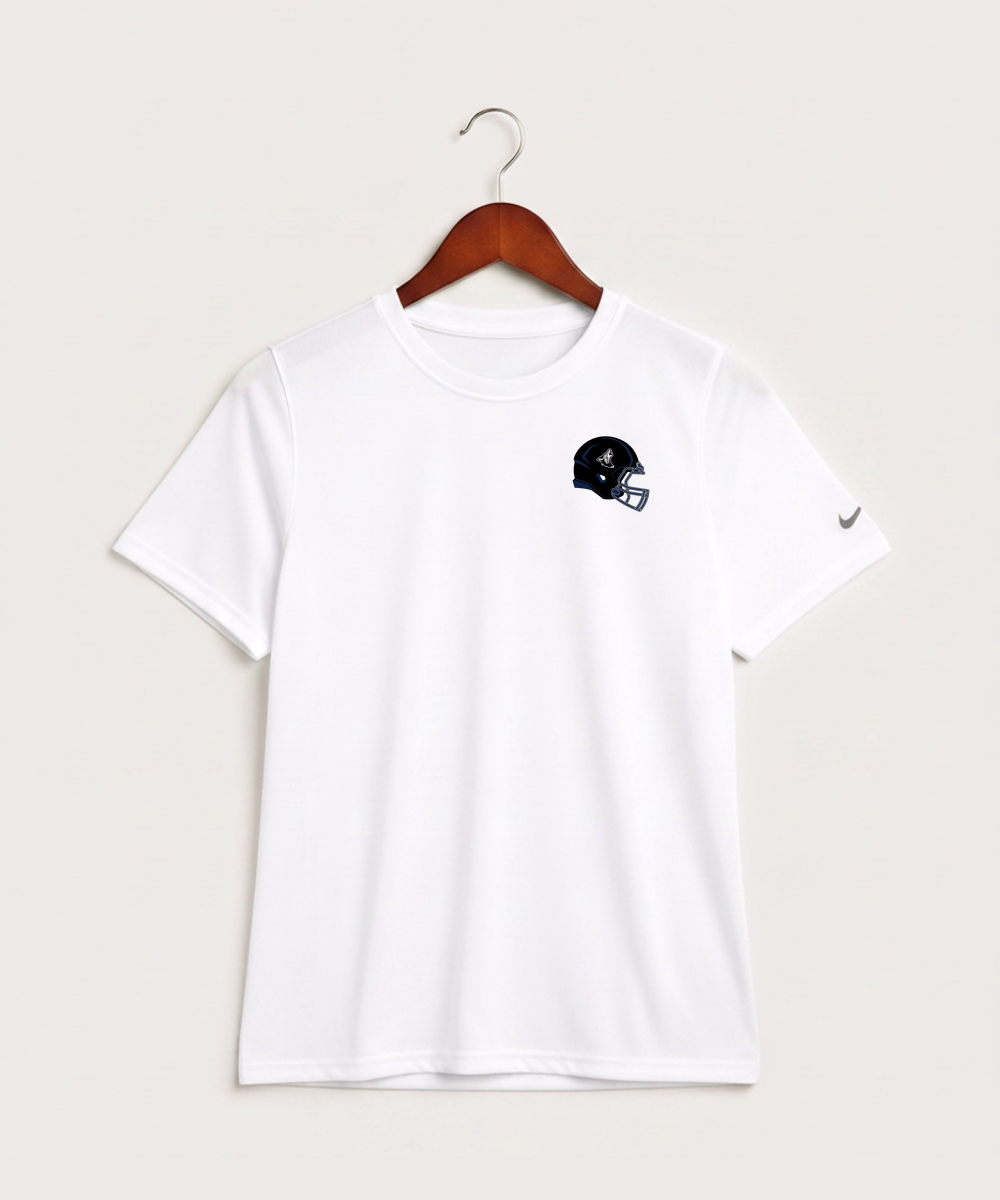 Heron Lake-Okabena High School Football (Boys) - White Nike Youth Swoosh Sleeve rLegend Tee NKDX8787