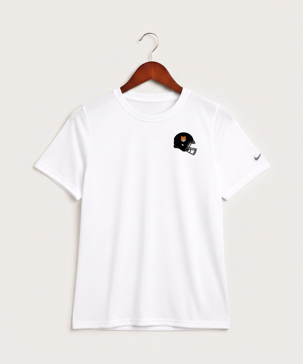 Princeton High School Football (Boys) - White Nike Youth Swoosh Sleeve rLegend Tee NKDX8787