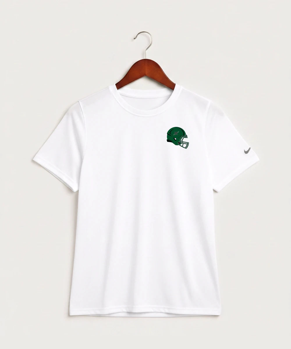 Rock Ridge High School Football (Boys) - White Nike Youth Swoosh Sleeve rLegend Tee NKDX8787