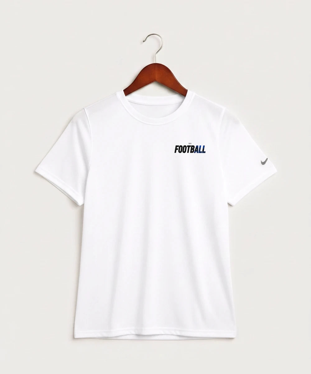 West Bend West High School Football - White Nike Youth Swoosh Sleeve rLegend Tee NKDX8787