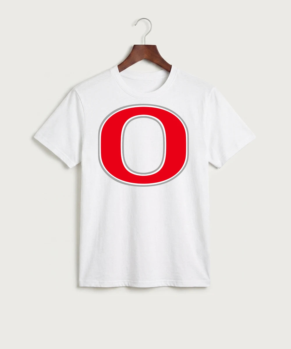 Osakis High School Athletics Coed - White Port & Co Core Cotton Tee. PC54