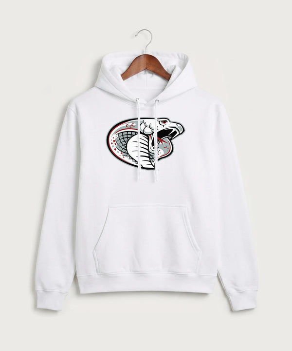 Triton High School Volleyball (Girls) - White Port & Co Core Fleece Pullover Hooded Sweatshirt. PC78H