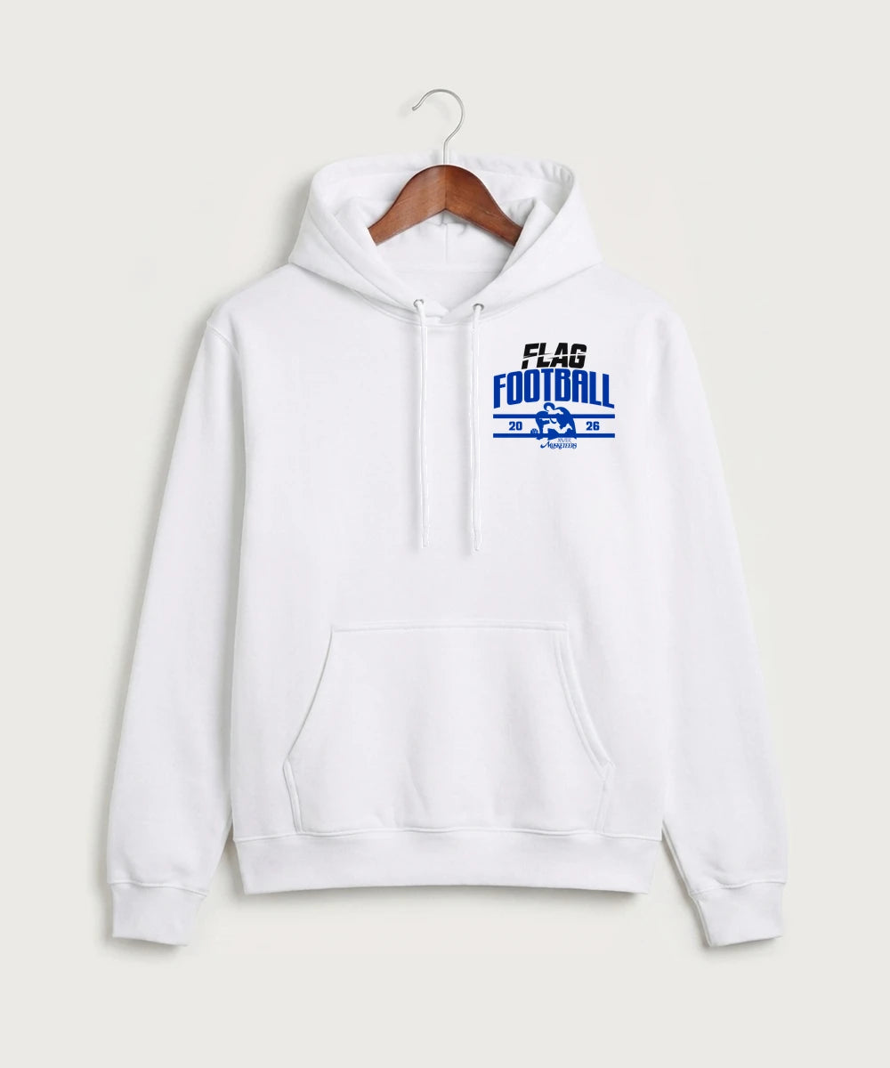 GhostFit Team Store E2E 1790034338 - White Port & Co Core Fleece Pullover Hooded Sweatshirt. PC78H