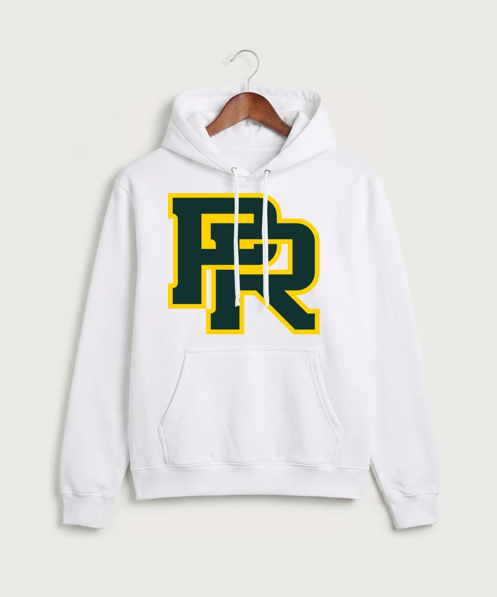 Proctor High School Football (Boys) - White Port & Co Core Fleece Pullover Hooded Sweatshirt. PC78H
