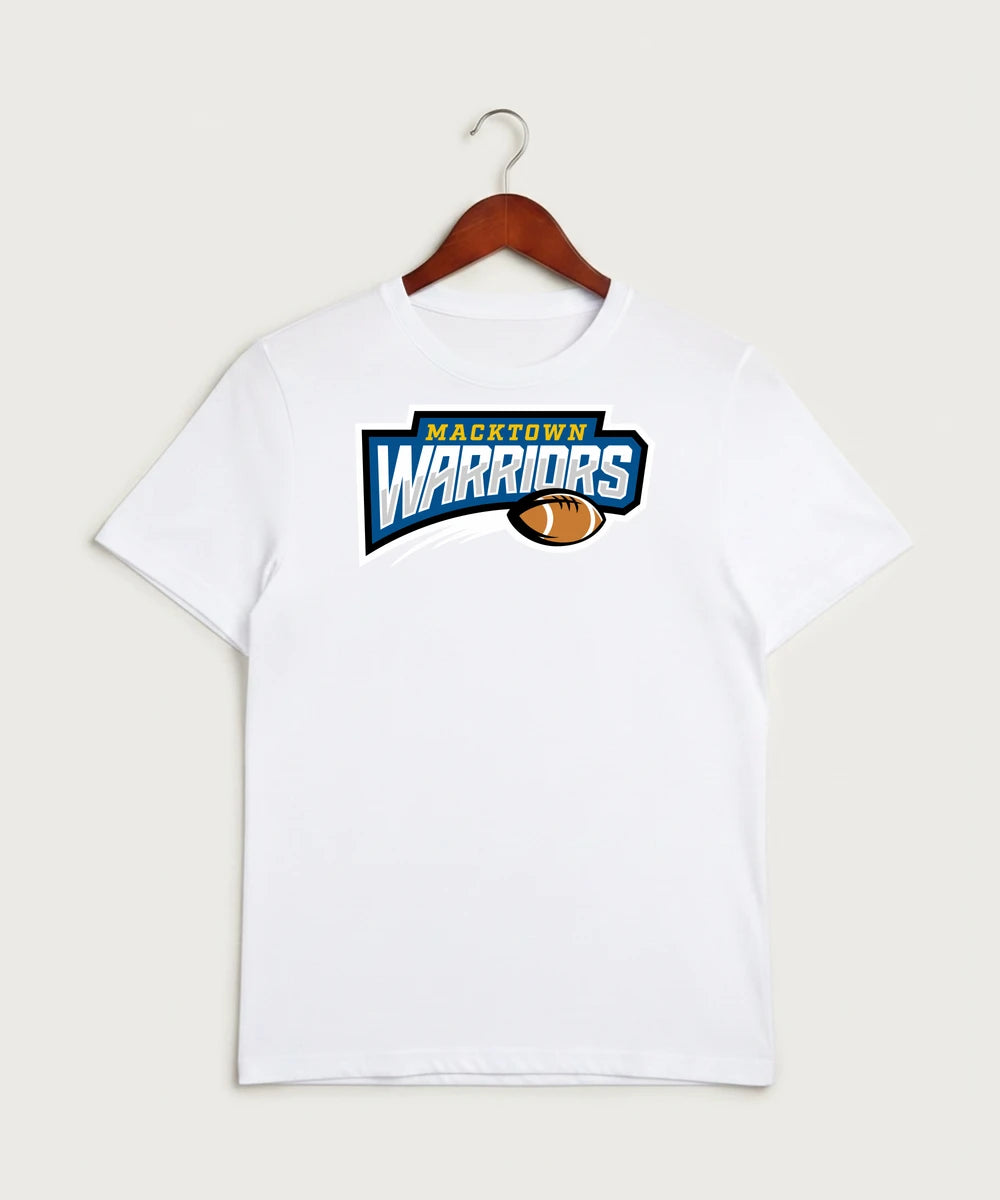 Macktown Warriors Football (Boys) - White Sport-Tek PosiCharge Competitor Tee. ST350