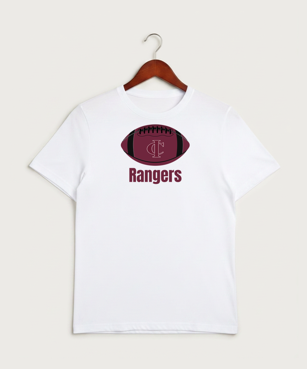 Crosby Ironton High School Football (Boys) - White Sport-Tek PosiCharge Competitor Tee. ST350