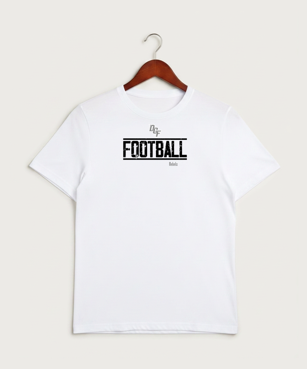 DGF High School Football (Boys) - White Sport-Tek PosiCharge Competitor Tee. ST350