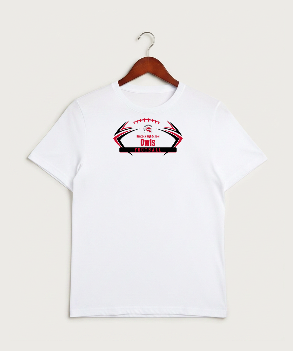 Hancock High School Football (Boys) - White Sport-Tek PosiCharge Competitor Tee. ST350