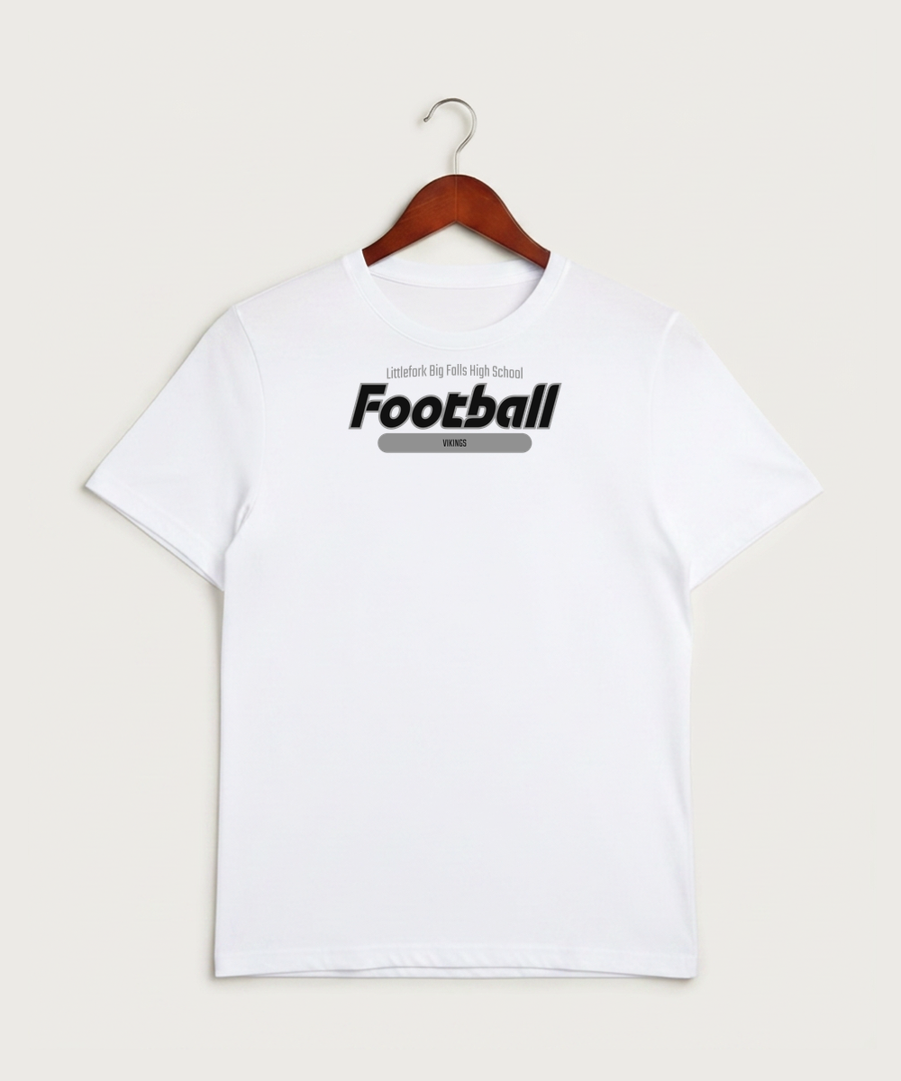 Littlefork Big Falls High School Football (Boys) - White Sport-Tek PosiCharge Competitor Tee. ST350