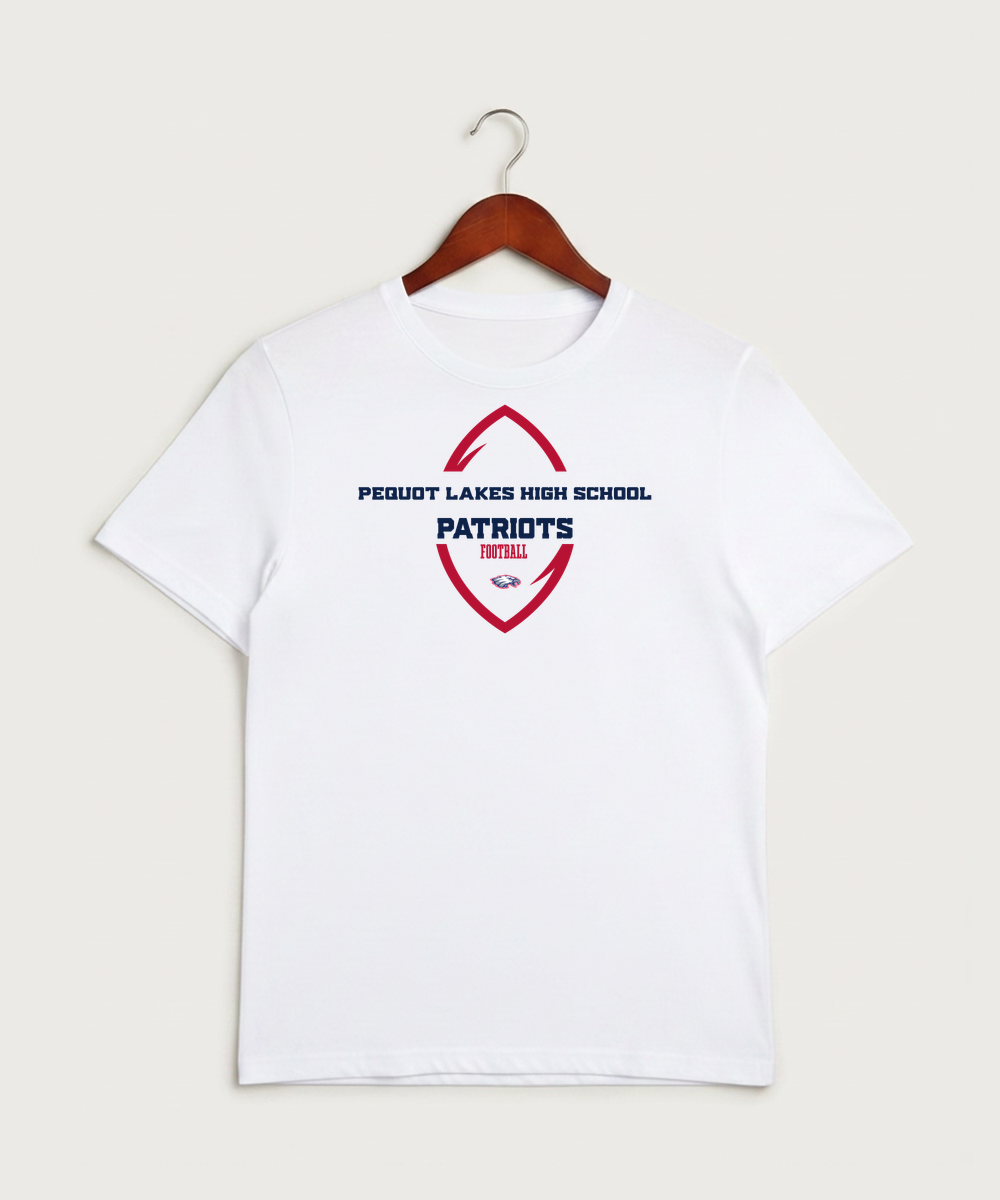 Pequot Lakes High School Football (Boys) - White Sport-Tek PosiCharge Competitor Tee. ST350