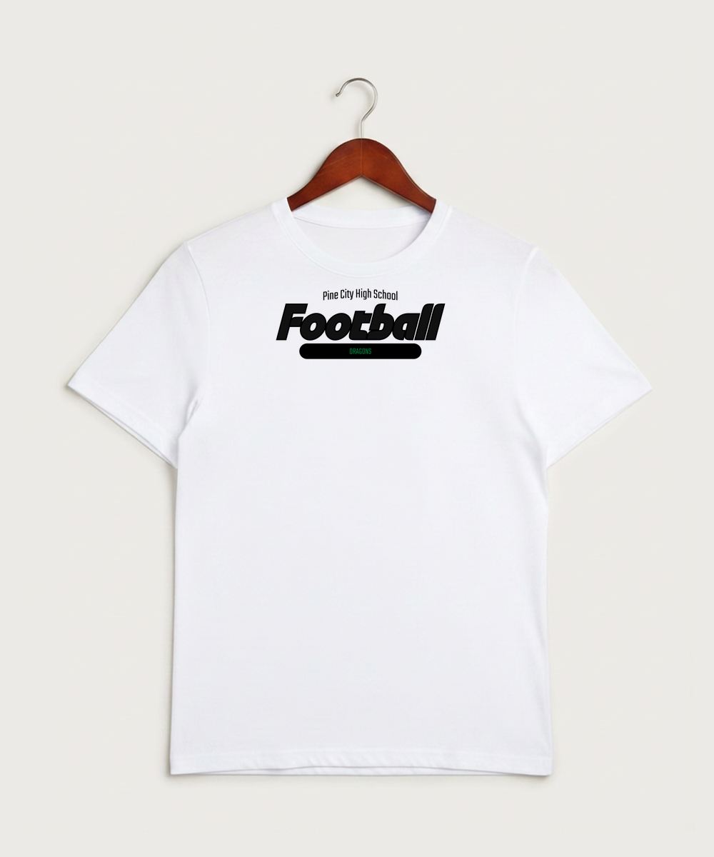 Pine City High School Football (Boys) - White Sport-Tek PosiCharge Competitor Tee. ST350