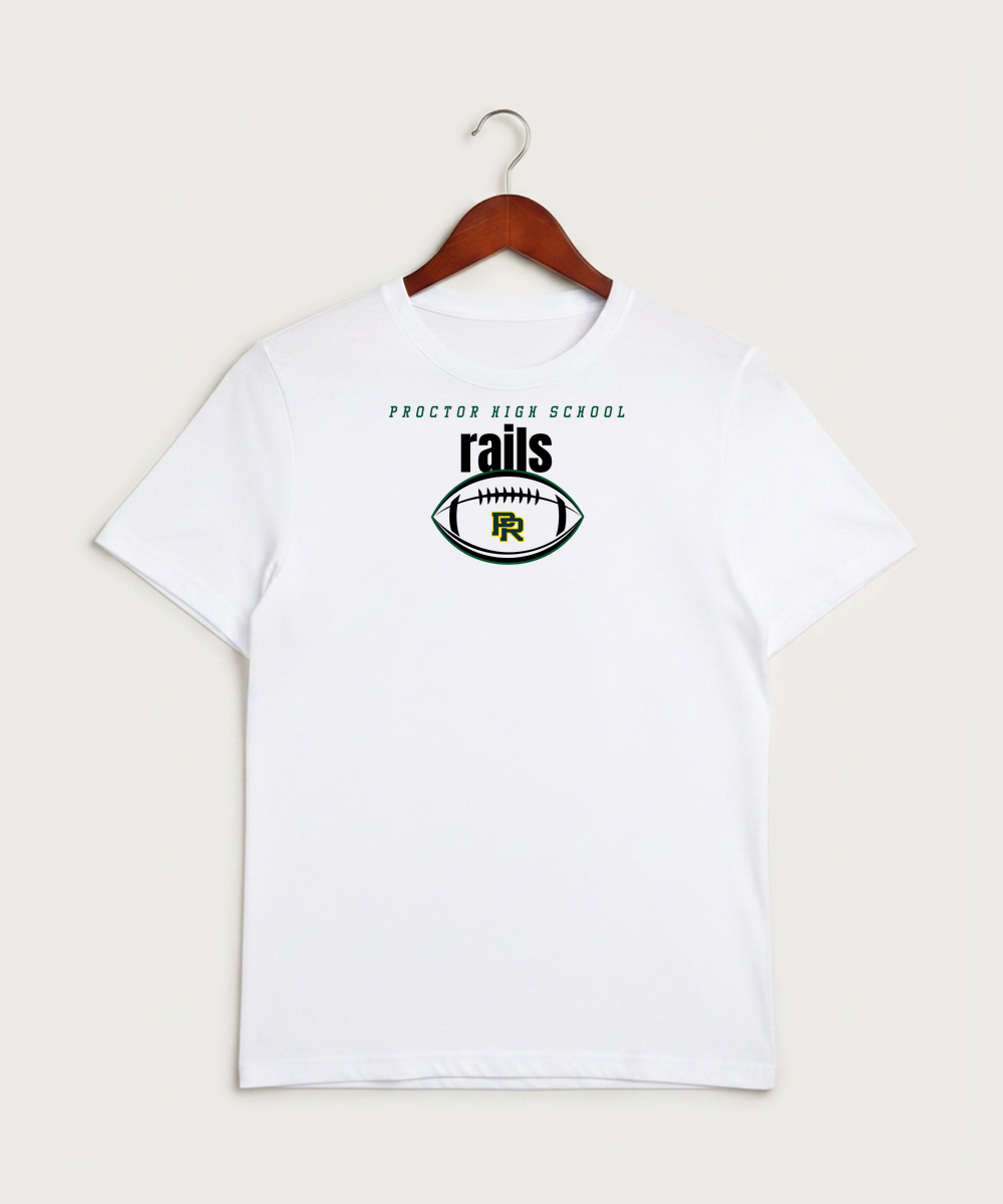 Proctor High School Football (Boys) - White Sport-Tek PosiCharge Competitor Tee. ST350