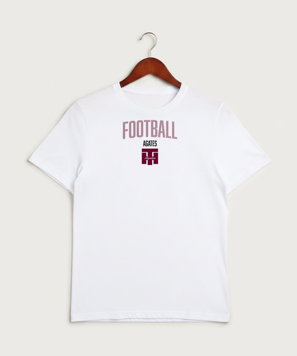 Two Harbors High School Football (Boys) - White Sport-Tek PosiCharge Competitor Tee. ST350