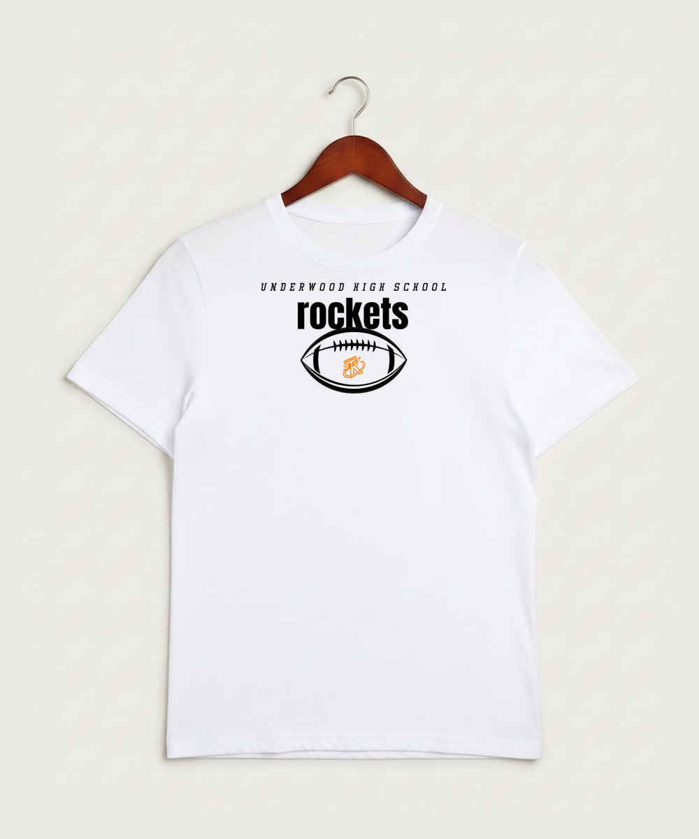 Underwood High School Football (Boys) - White Sport-Tek PosiCharge Competitor Tee. ST350