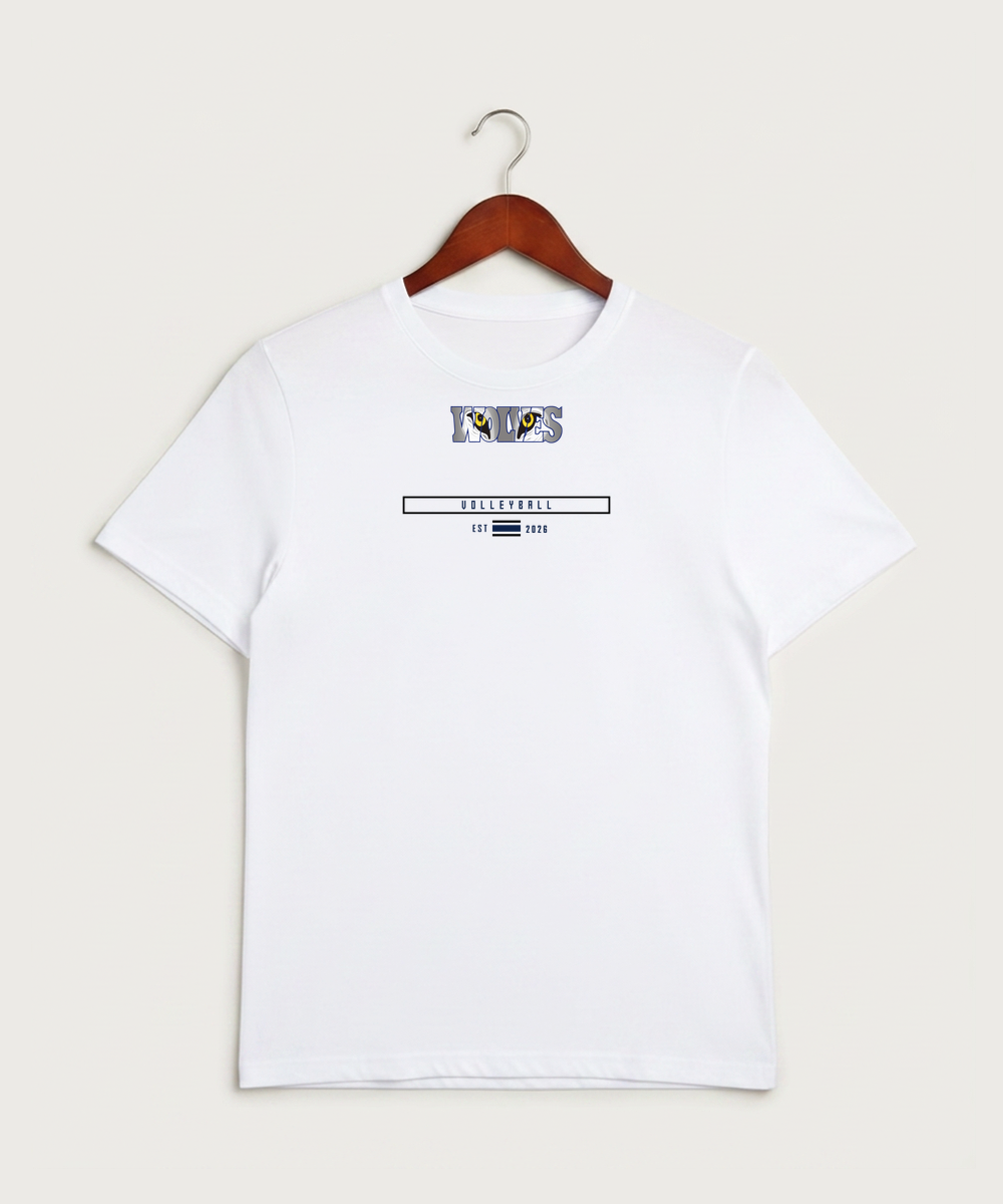 Walker Hackensack Akeley Volleyball (Girls) - White Sport-Tek PosiCharge Competitor Tee. ST350
