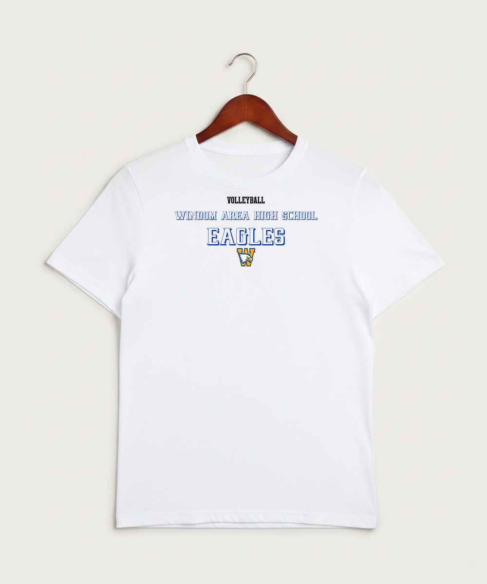 Windom Area High School Volleyball (Girls) - White Sport-Tek PosiCharge Competitor Tee. ST350