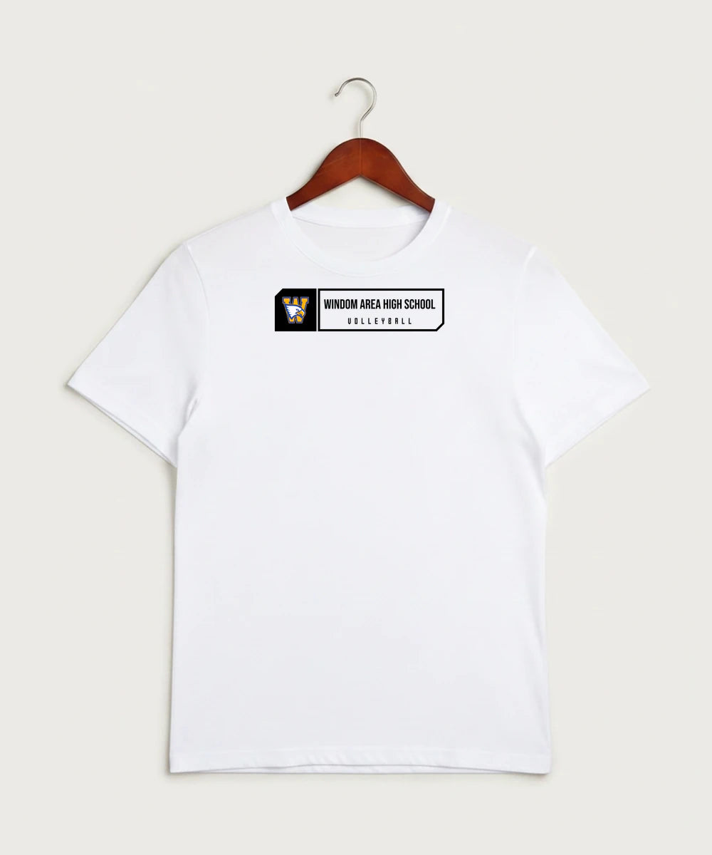Windom Area High School Volleyball (Girls) - White Sport-Tek PosiCharge Competitor Tee. ST350