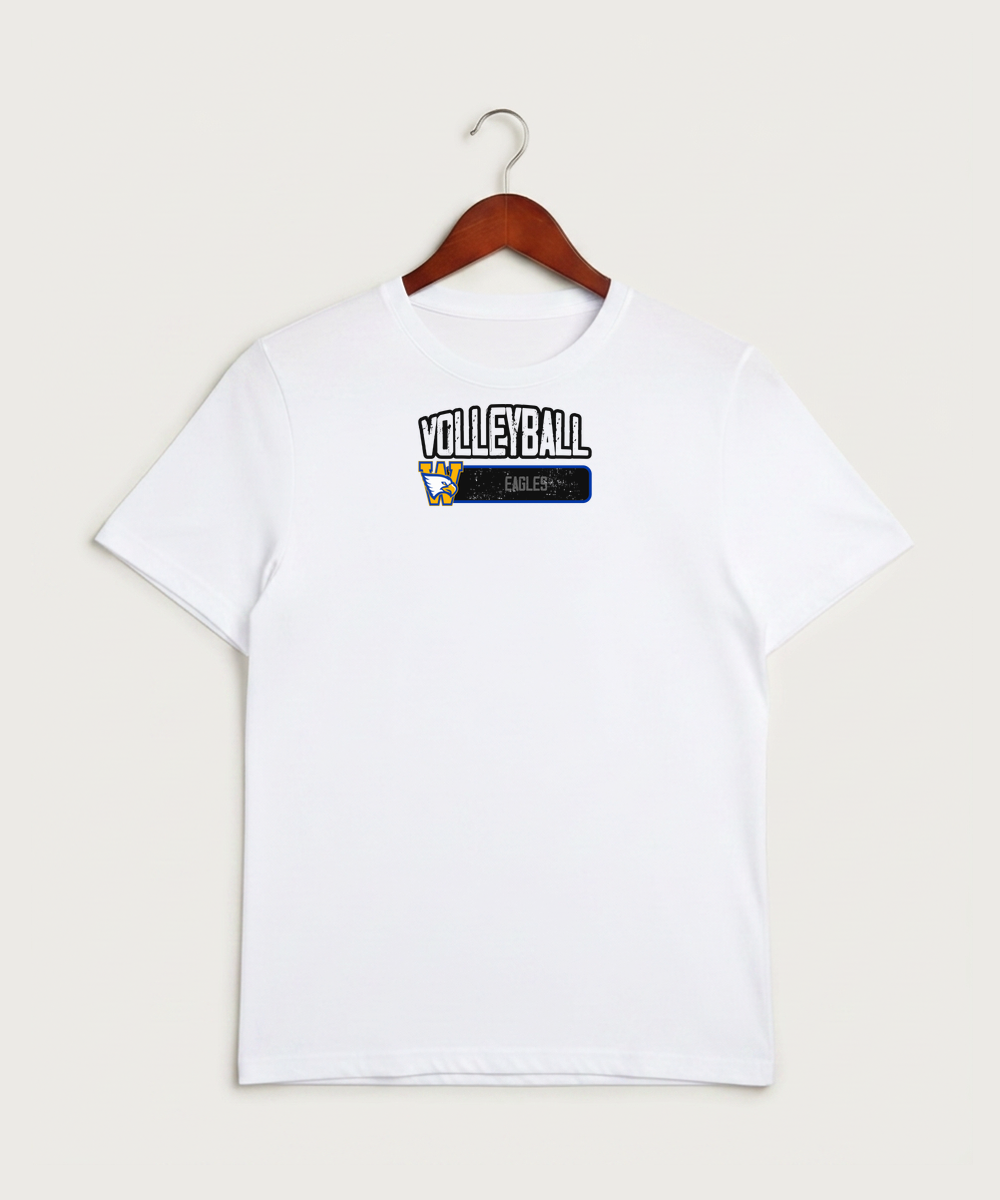 Windom Area High School Volleyball (Girls) - White Sport-Tek PosiCharge Competitor Tee. ST350