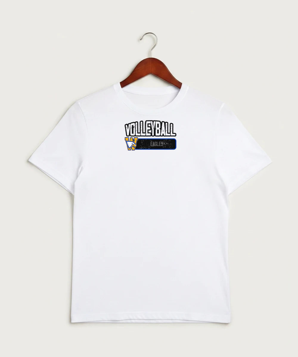 Windom Area High School Volleyball (Girls) - White Sport-Tek PosiCharge Competitor Tee. ST350