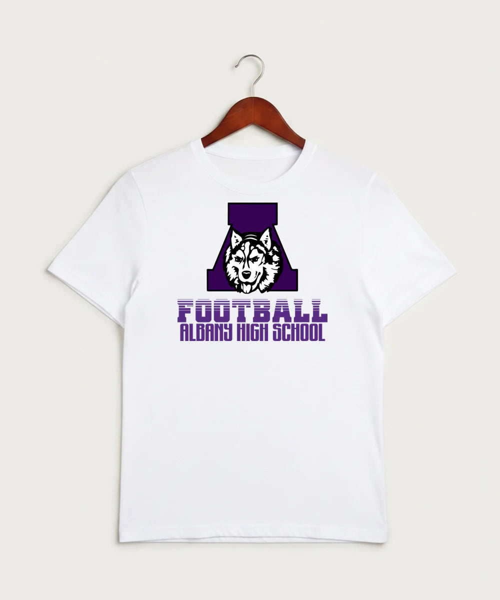 Albany High School Football (Boys) - White Sport-Tek PosiCharge Competitor Tee. ST350