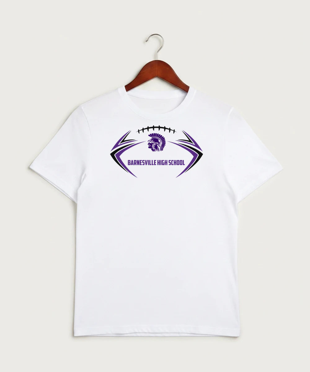 Barnesville High School Football (Boys) - White Sport-Tek PosiCharge Competitor Tee. ST350