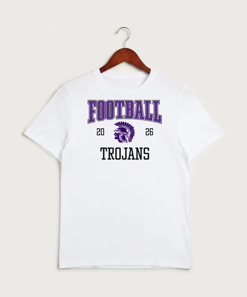 Barnesville High School Football (Boys) - White Sport-Tek PosiCharge Competitor Tee. ST350
