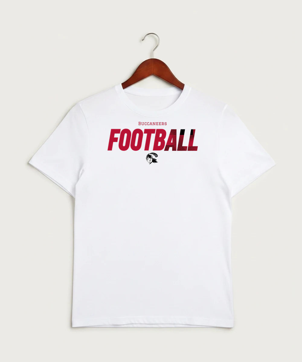 Border West Football (Boys) - White Sport-Tek PosiCharge Competitor Tee. ST350