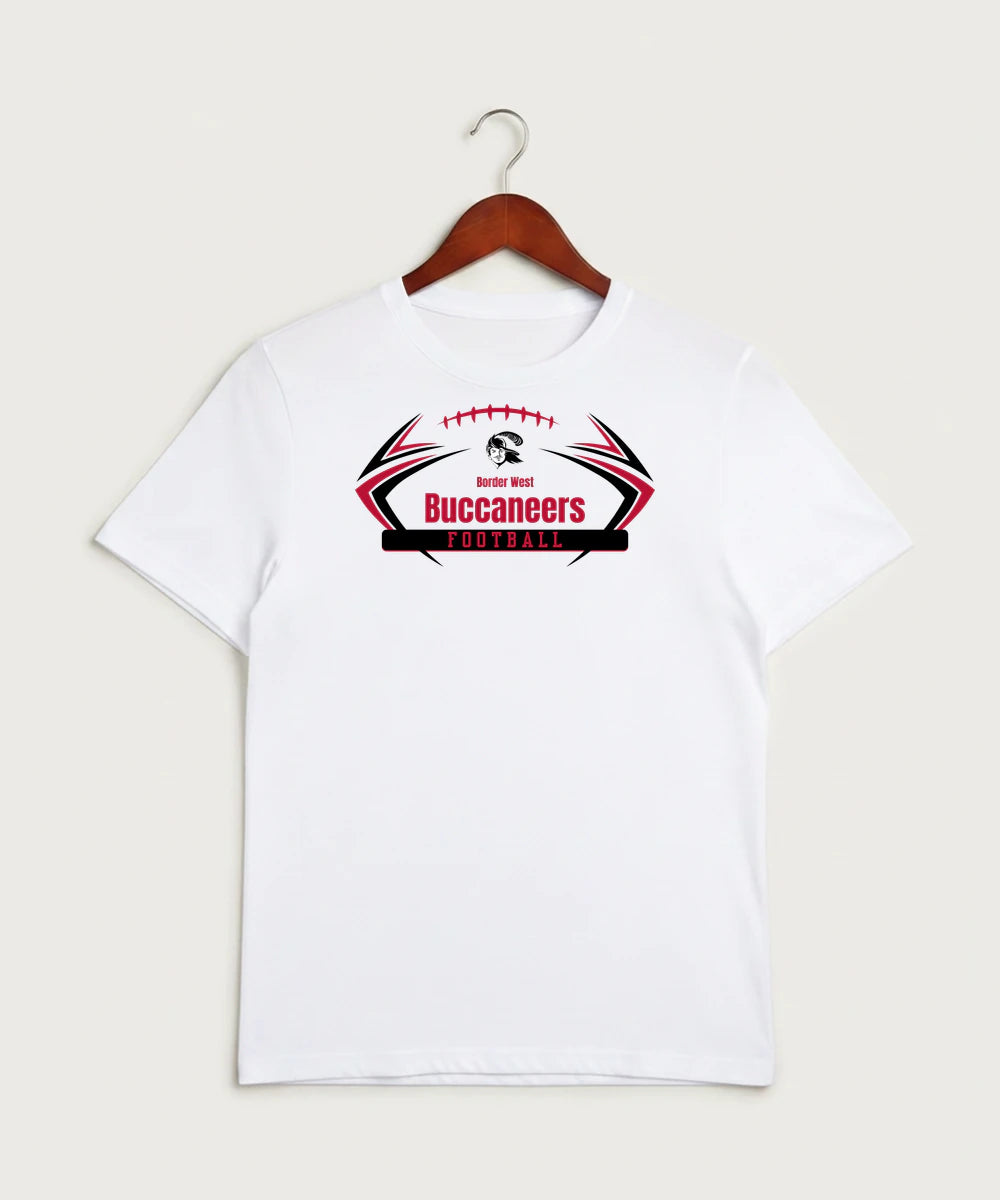 Border West Football (Boys) - White Sport-Tek PosiCharge Competitor Tee. ST350
