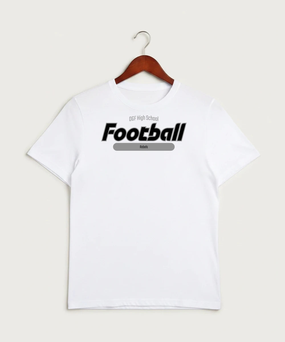 DGF High School Football (Boys) - White Sport-Tek PosiCharge Competitor Tee. ST350