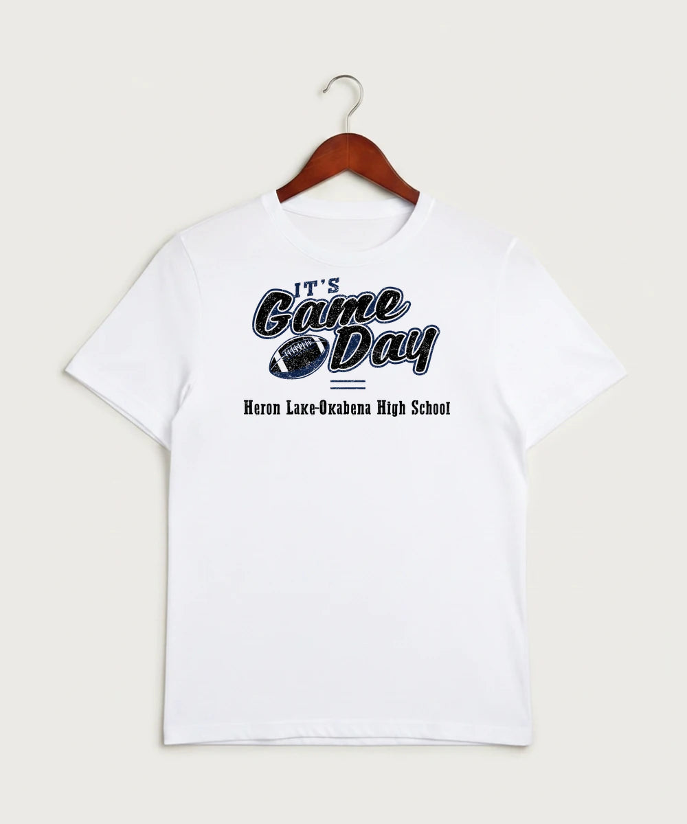 Heron Lake-Okabena High School Football (Boys) - White Sport-Tek PosiCharge Competitor Tee. ST350
