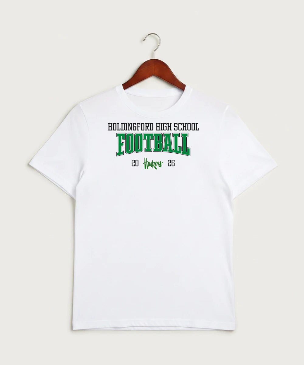 Holdingford High School Football (Boys) - White Sport-Tek PosiCharge Competitor Tee. ST350