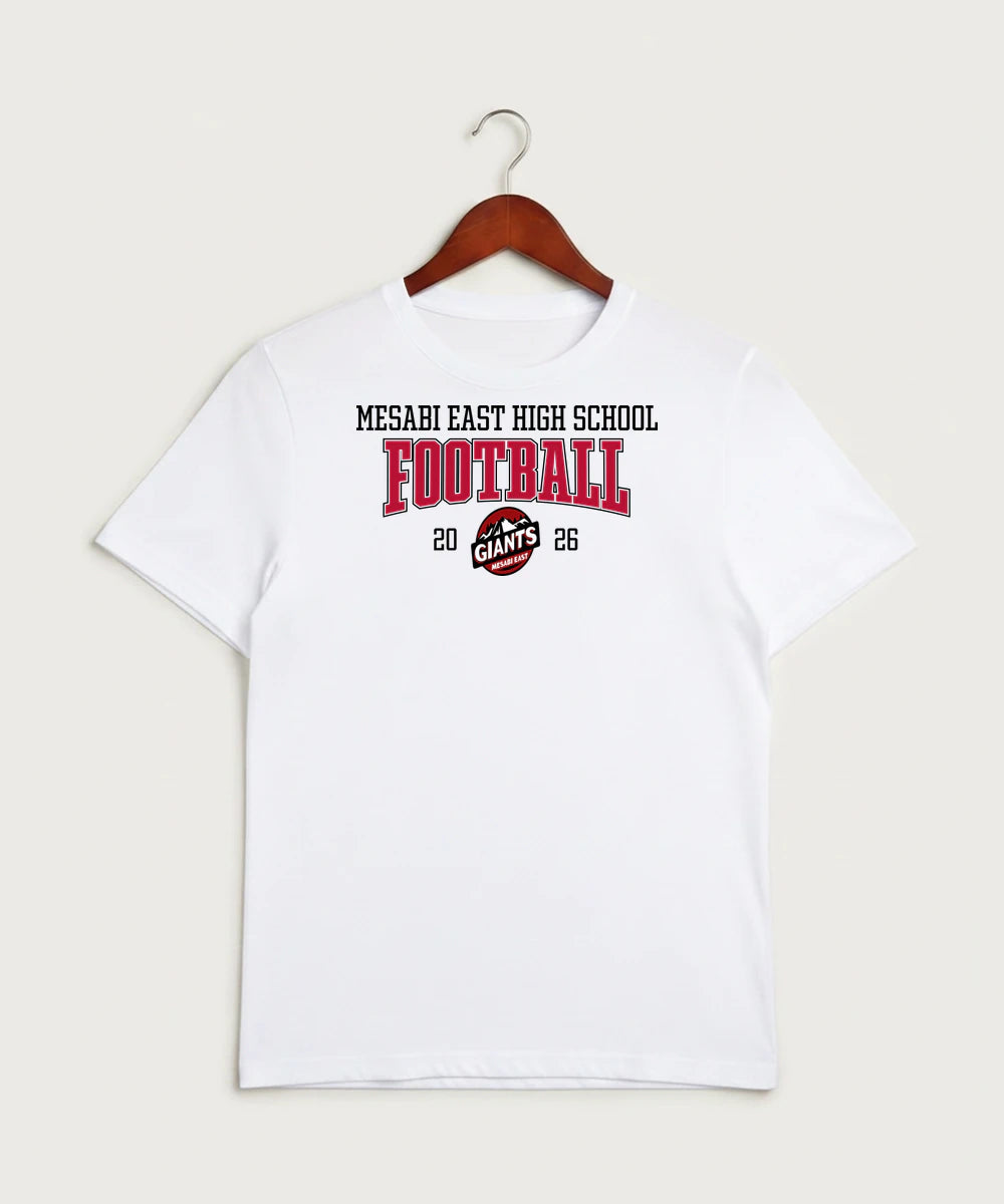 Mesabi East High School Football (Boys) - White Sport-Tek PosiCharge Competitor Tee. ST350