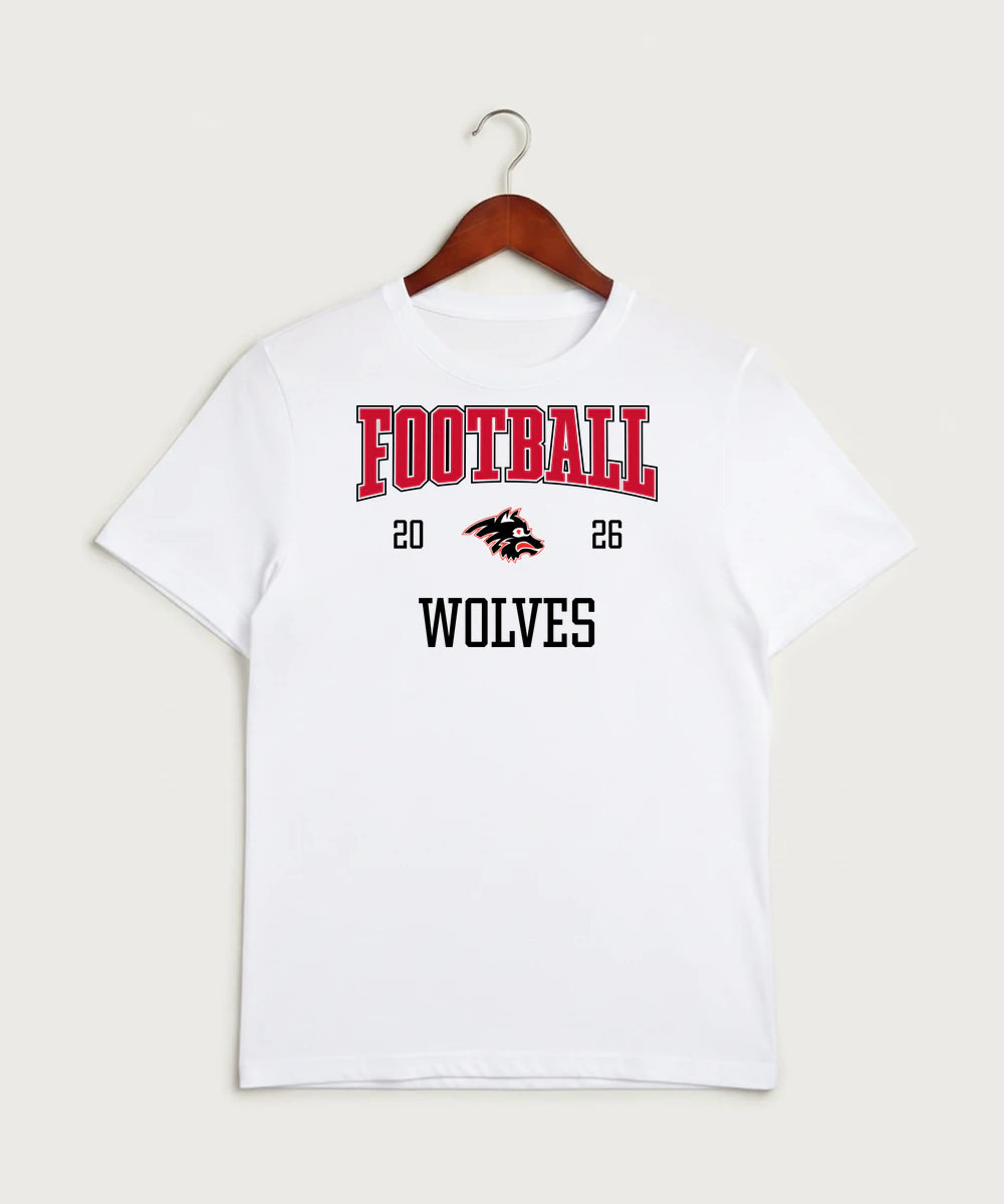 Milaca High School Football (Boys) - White Sport-Tek PosiCharge Competitor Tee. ST350