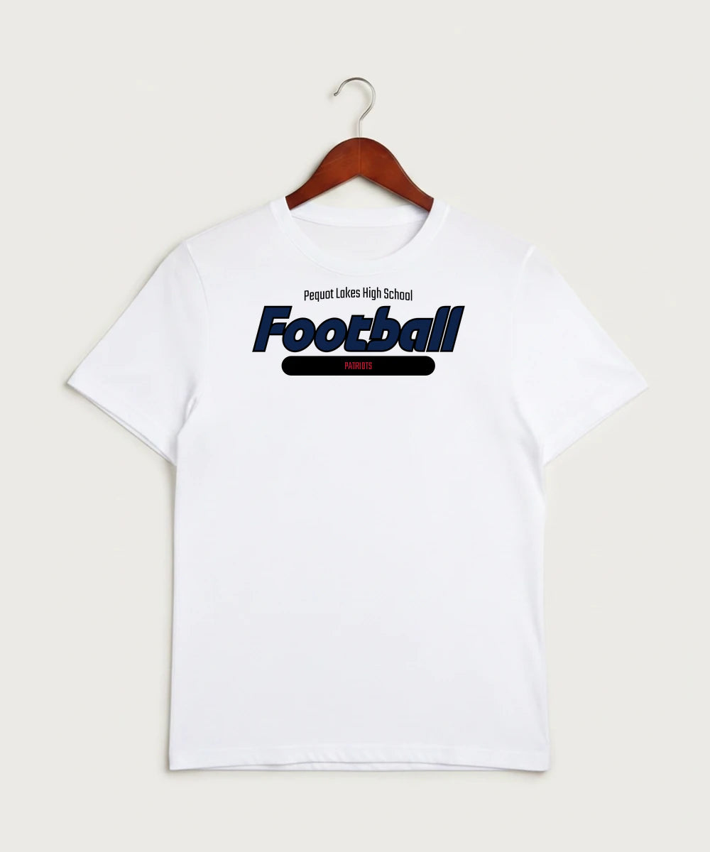 Pequot Lakes High School Football (Boys) - White Sport-Tek PosiCharge Competitor Tee. ST350