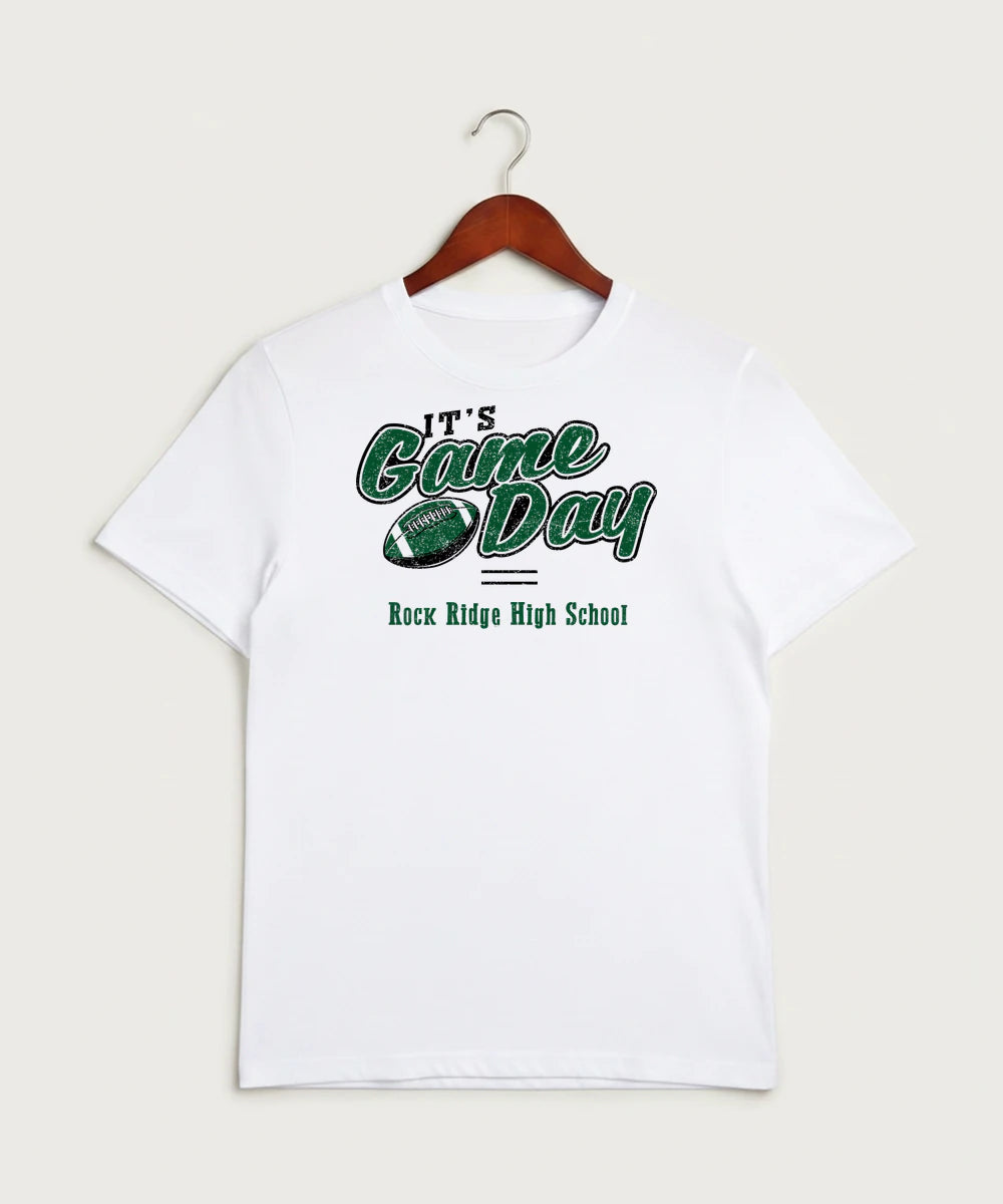 Rock Ridge High School Football (Boys) - White Sport-Tek PosiCharge Competitor Tee. ST350
