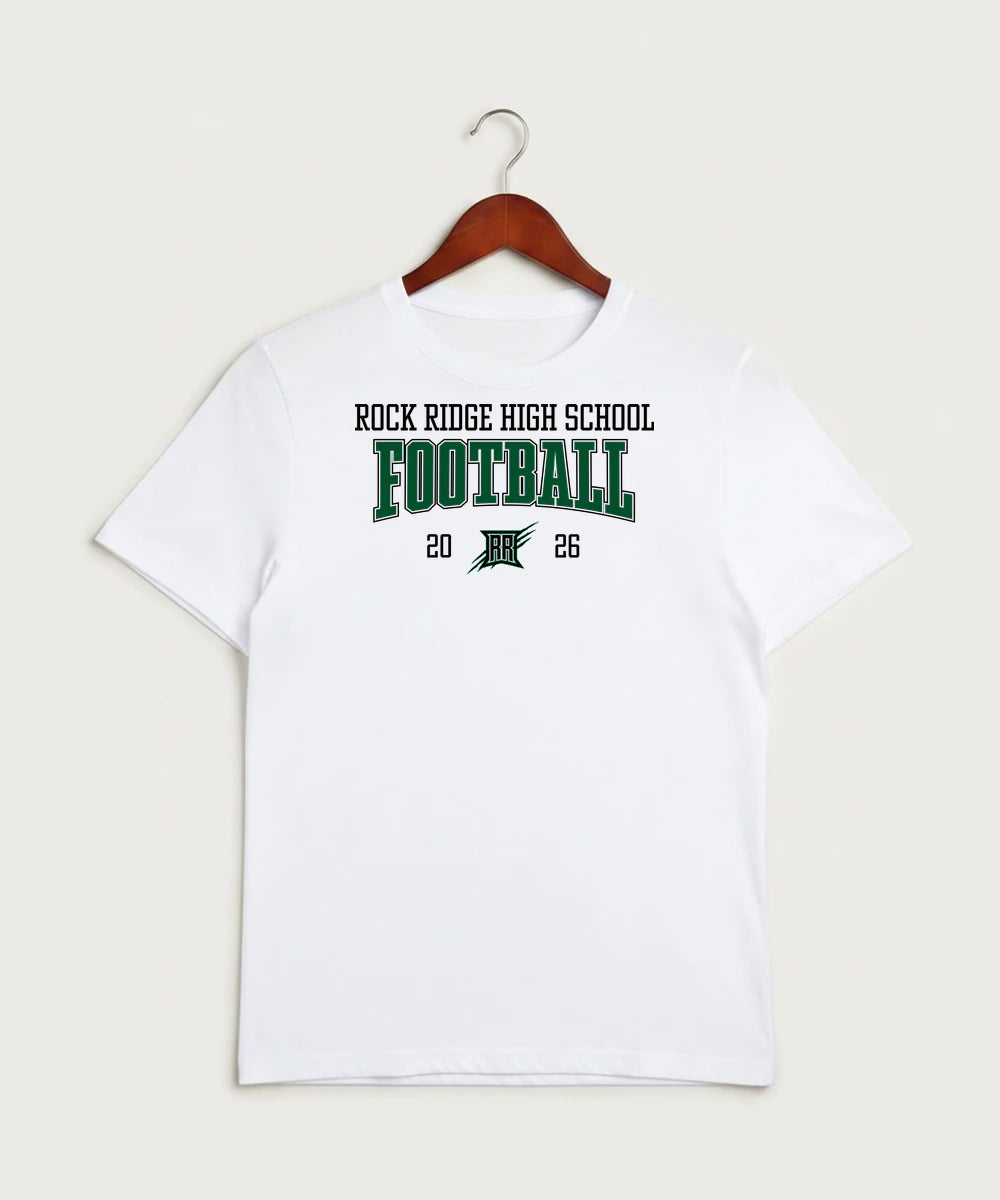 Rock Ridge High School Football (Boys) - White Sport-Tek PosiCharge Competitor Tee. ST350