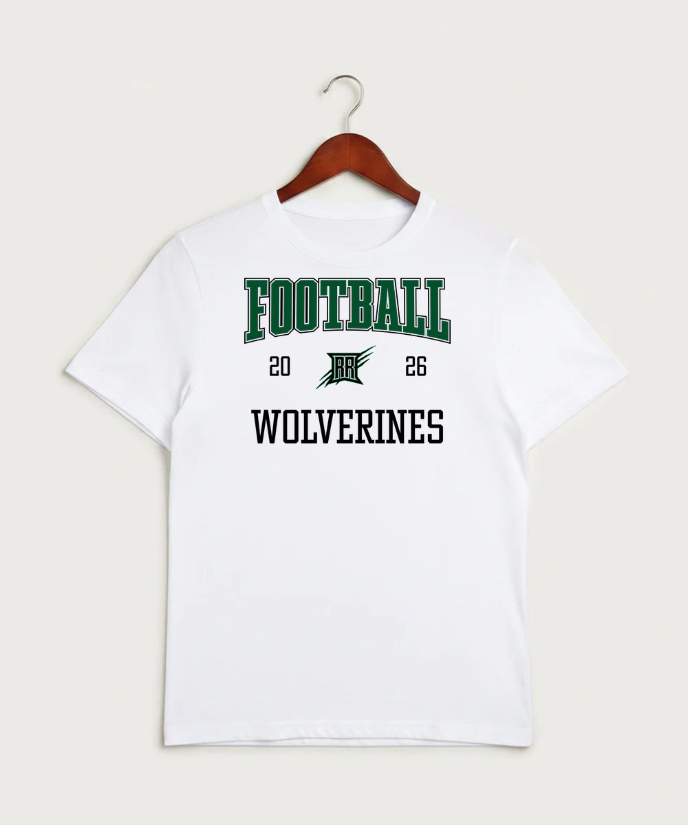 Rock Ridge High School Football (Boys) - White Sport-Tek PosiCharge Competitor Tee. ST350