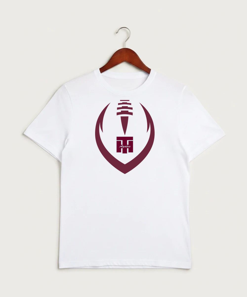 Two Harbors High School Football (Boys) - White Sport-Tek PosiCharge Competitor Tee. ST350