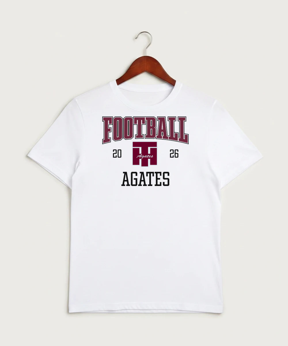 Two Harbors High School Football (Boys) - White Sport-Tek PosiCharge Competitor Tee. ST350