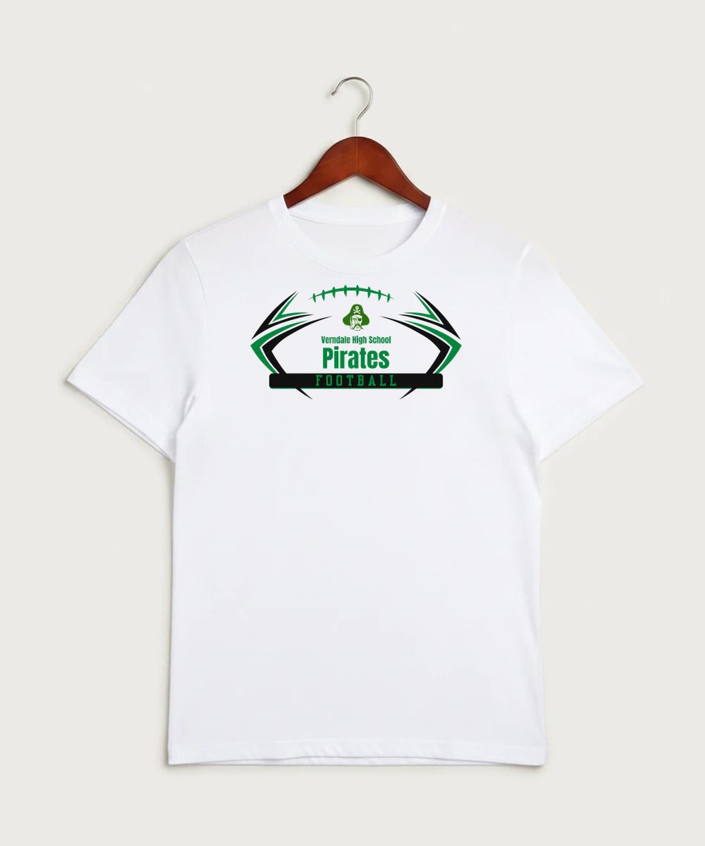 Verndale High School Football (Boys) - White Sport-Tek PosiCharge Competitor Tee. ST350