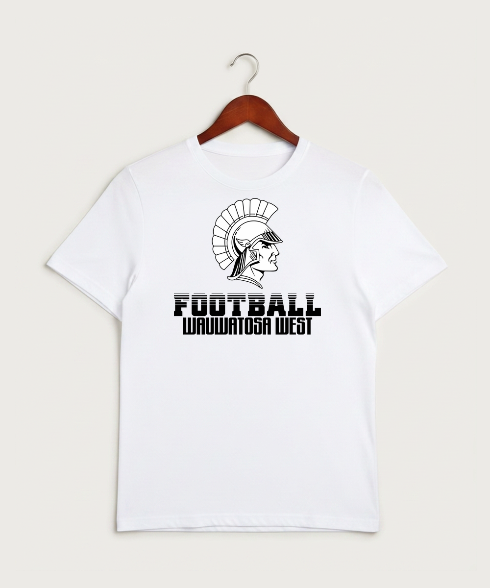 Wauwatosa West Football - White Sport-Tek PosiCharge Competitor Tee. ST350