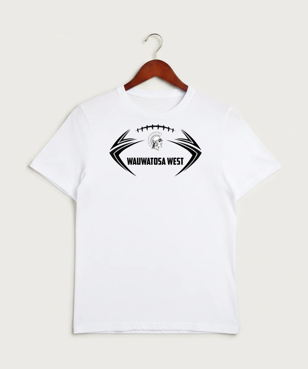 Wauwatosa West Football - White Sport-Tek PosiCharge Competitor Tee. ST350