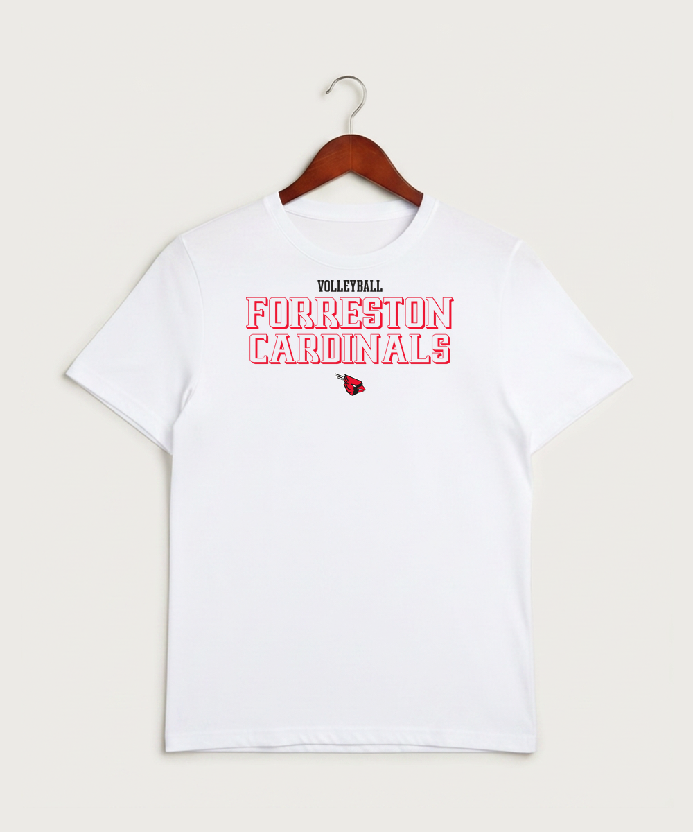 Forreston Volleyball - White Sport-Tek PosiCharge Competitor Tee. ST350