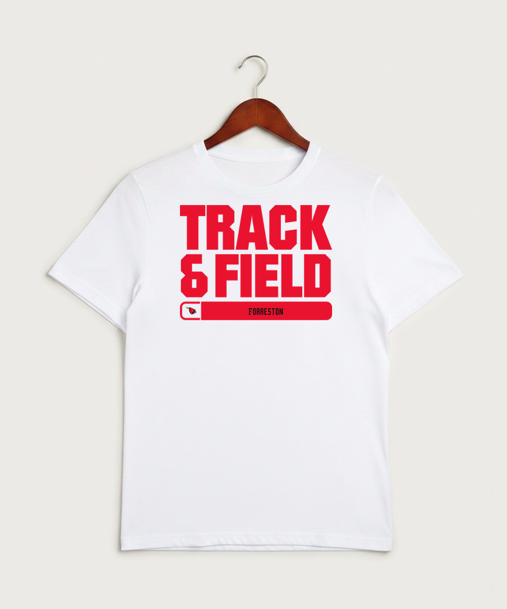 Forreston Track and Field - White Sport-Tek PosiCharge Competitor Tee. ST350